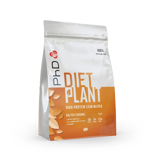 PhD Nutrition Diet Plant, Vegan Protein Powder Plant Based, Salted Caramel PhDAU supplements