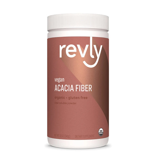 Amazon Brand - Revly Organic Acacia Fiber Powder, Supports Digestive Health RevlyAU supplements