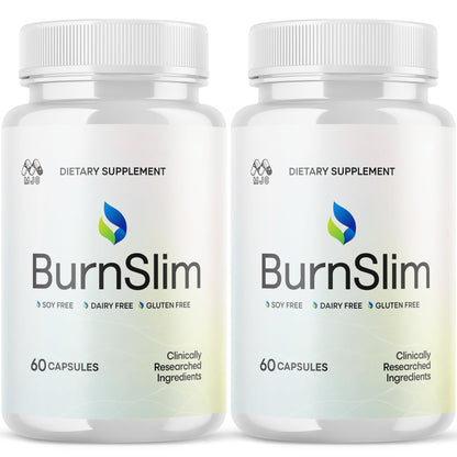 (2 Pack) Burn Slim Capsules, Official Burnslim Pills with All Natural Ingredients, Advanced Burn Slim Health and Wellness Vitamin Supplement Supporting Active Lifestyle for Women & Men (120 Capsules) MJOAu supplements