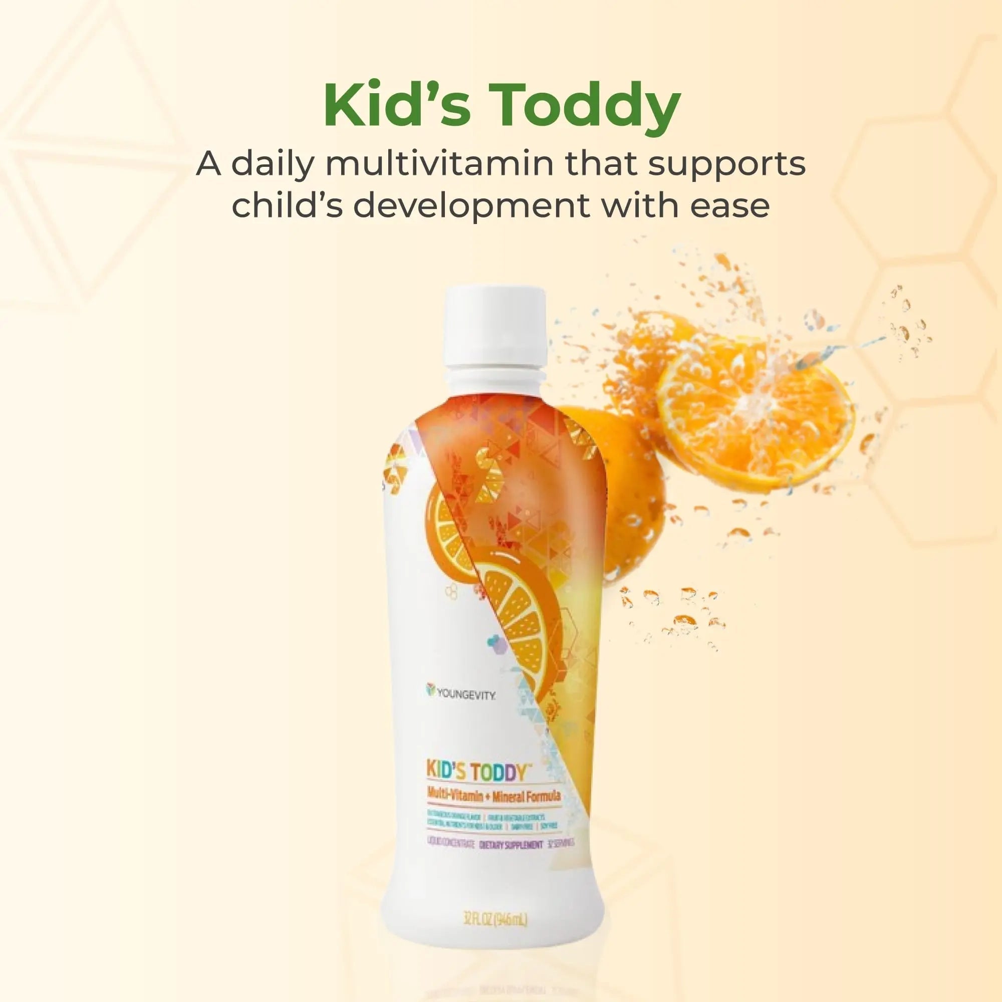 Youngevity Kid's Toddy™ - Mega Multivitamin for Kids & Children Age 2+ - 14 Vitamins, 10 Minerals, Phytonutrient Blend Youngevity Au supplements