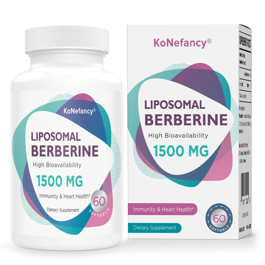 Berberine HCL Supplement 1500mg - High Bioavailability Liposomal Berberine Capsules KoNefancyAU supplements