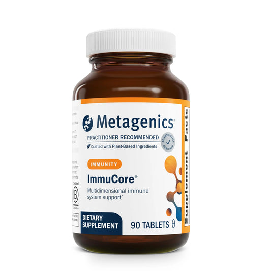 Metagenics ImmuCore - Immune Support with Vitamins C & D3, Zinc, Selenium & Mushroom Extracts* - Antioxidant & Respiratory Support* - Non‑GMO, Gluten‑Free - 90 Tablets MetagenicsAU supplements
