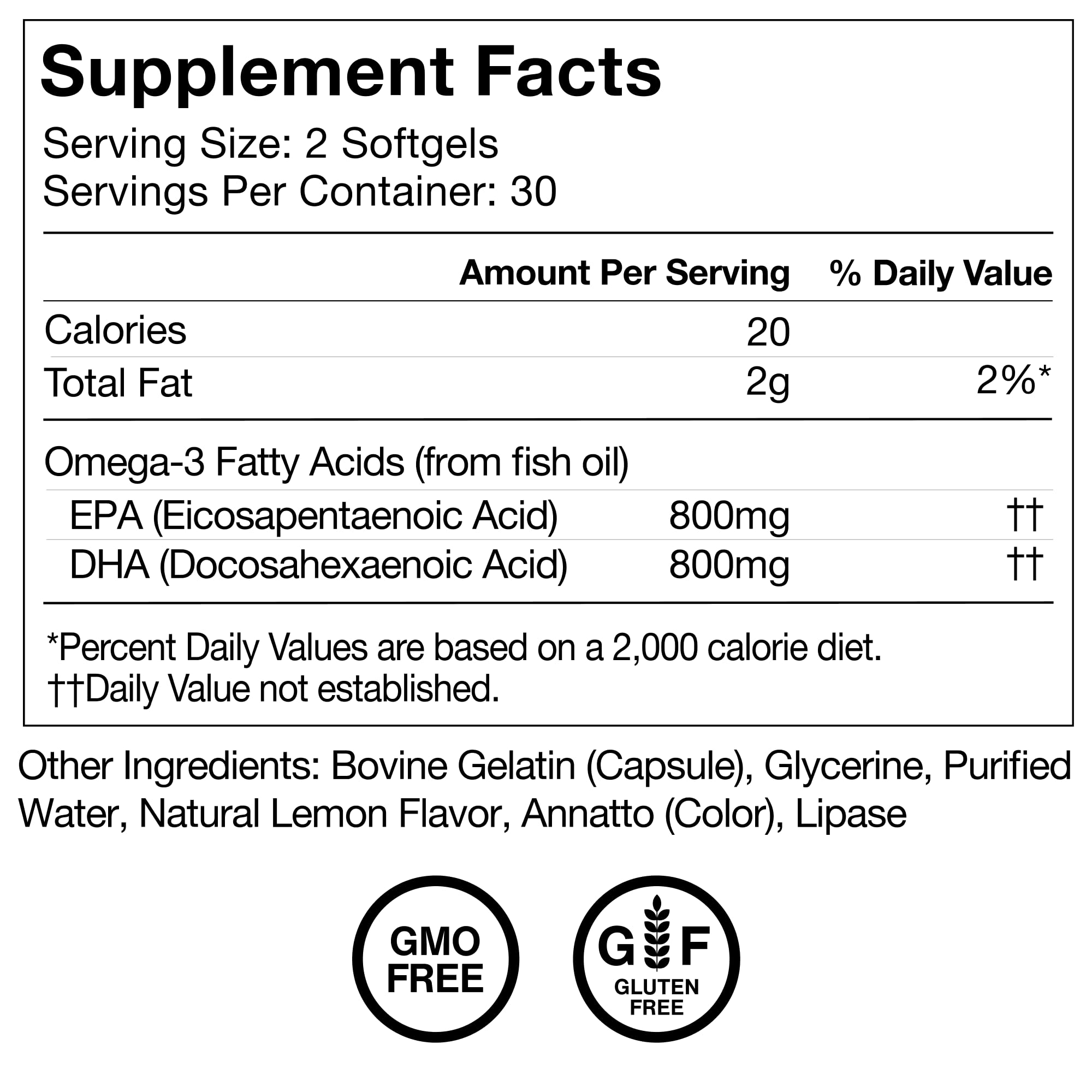 Momentous Omega-3 Fish Oil - High-Potency EPA & DHA Supplement for Men & Women - Supports Heart, Joint, & Brain Health - NSF Certified for Sport - Non-GMO - Gluten-Free - 1,600 mg - 30 Servings Momentous Au supplements