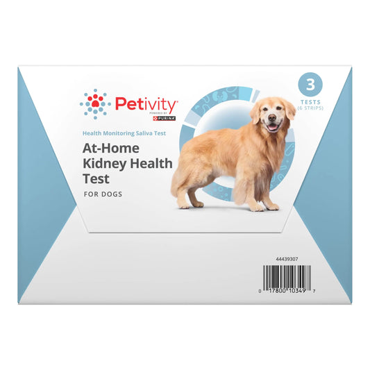 Petivity At-Home Kidney Health Test Kit for Dogs — Quick Saliva Urea Test (2-Minute Home Check), Powered by Purina — Help Detect Early Kidney Changes - (Pack of 3) petivityAU supplements