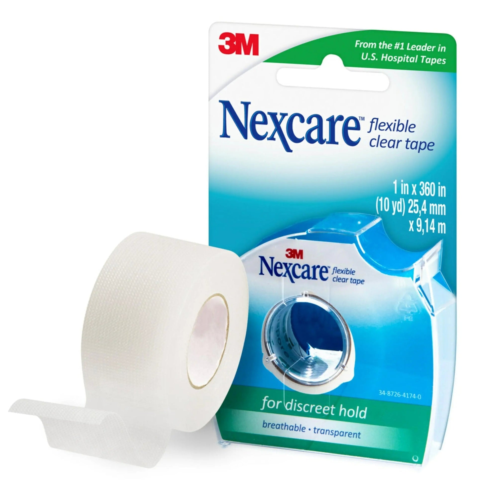 GoodSense Extra Strength 500mg Acetaminophen Caplets 50 Count & Nexcare Flexible Clear 1 Inch x 10 Yard Waterproof Transparent Tape 1 Roll GoodSense Au supplements