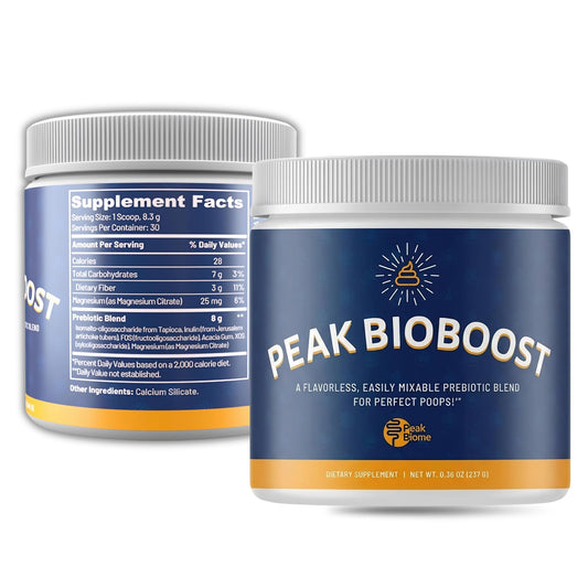 Peak Biome Peak BioBoost - Prebiotic Fiber Supplement - Flavorless Digestive Nutritional Supplements - Easy to Dissolve Prebiotic Powder - No Gluten, Soy or Dairy Peak BiomeUS supplements