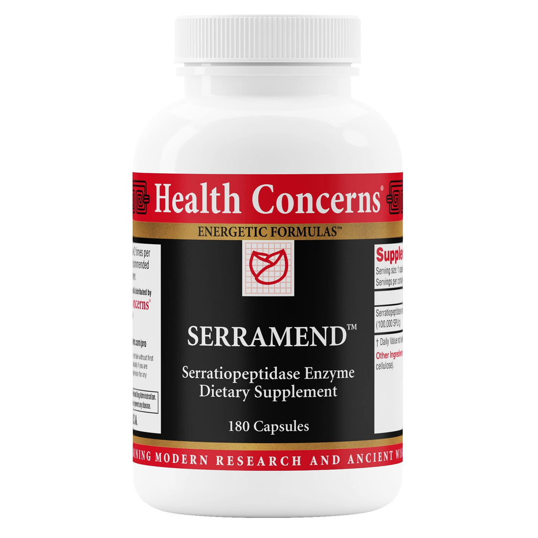 Health Concerns Serramend – Immune Defense Support Supplement – Serrapeptase Proteolytic Enzyme – Blood Circulation – Chinese Herbal Supplement for Men & Women – 180 Capsules Health Concerns Au supplements