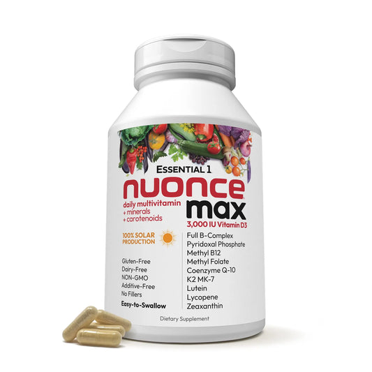 ANDREW LESSMAN Essential-1 nuonce max Multivitamin 3000 IU Vitamin D3 360 Small Capsules. 100 mcg Methyl B12 ANDREW LESSMANAU supplements