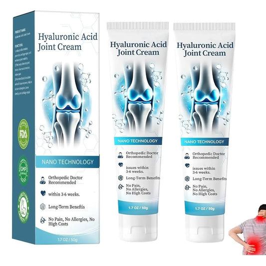 2 PCS Hyaluronic Acid Joint R-epair Gel, Soothing Massage Gel, Quickly Relieve Joint discomfort for Back, Neck, Kne, Soothing Relief for Dry, Cracked Skin Joint Activities Throughout The Body SANZHUANAU supplements
