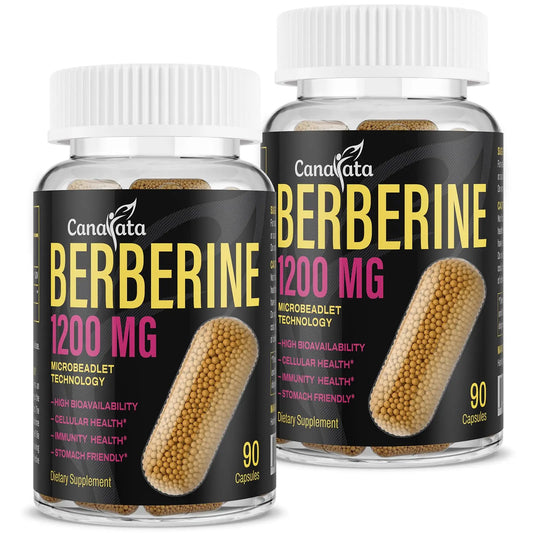 Berberine Supplement 1200mg Berberine HCL - High Bioavailability Microbeadlet CanarataAU supplements