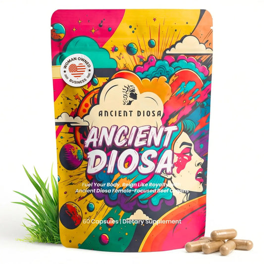 ANCIENT DIOSA Grass Fed Beef Liver Capsules - Female-Focused Organ Supplement with Liver, Heart, Ovary & Uterus - Supports Hormone Balance & Vitality, Whole Body Wellness - 60 Capsules ANCIENT DIOSAAU supplements