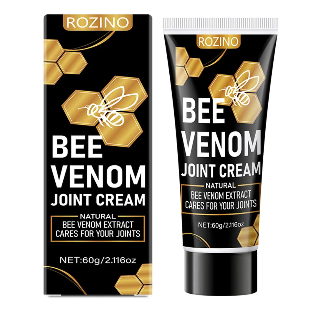 Bee Venom Joint Cream for Knees & Joints - Lightweight Moisturizing Cream for Dry Skin, Fast Absorbing & Non-Greasy Formula - Supports Comfortable Movement (2.116OZ) Generic uk supplements