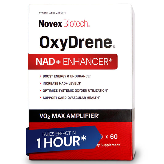 Novex Biotech Oxydrene NAD+ Enhancer - Natural Supplement Promoting Metabolism and Cardiovascular Support for Men and Women - (60 Capsules) Novex BiotechAu supplements
