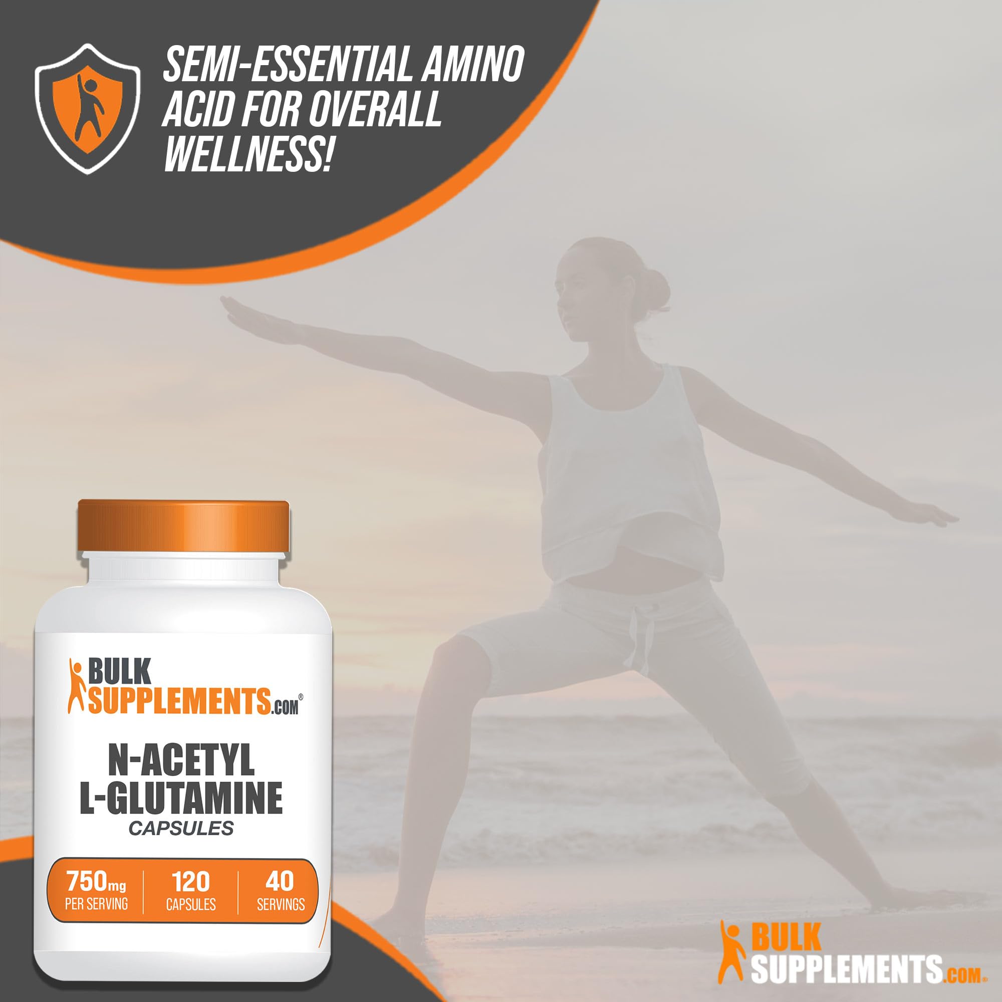 BULKSUPPLEMENTS.COM N-Acetyl L-Glutamine Capsules - Glutamine Supplement BULKSUPPLEMENTS.COM Au supplements