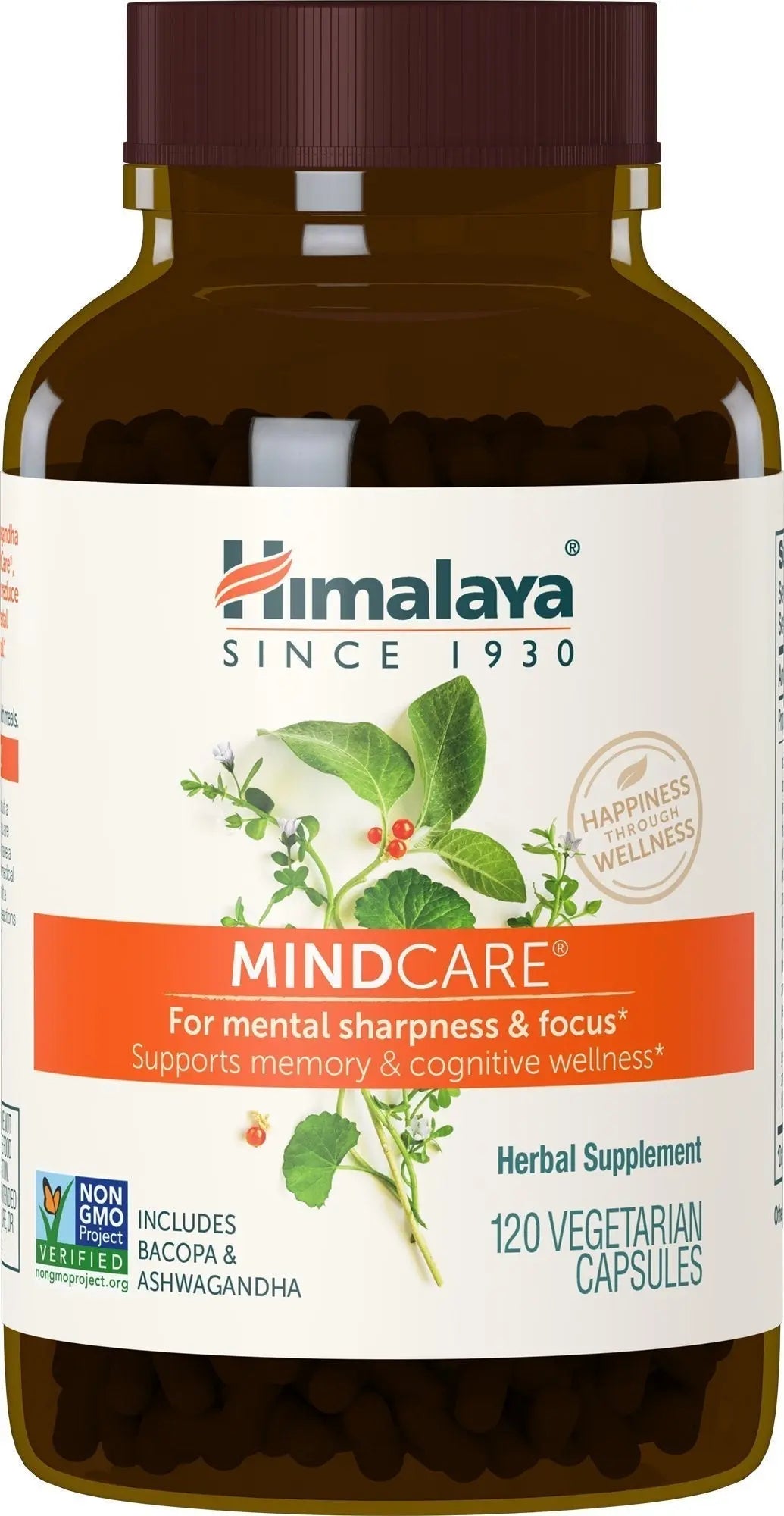 Himalaya MindCare, Nootropic Brain Supplement Booster for Mental Sharpness, Focus, Memory, and Cognitive Wellness, 1170 mg, 120 Capsules, 1 Month Supply Himalaya uk supplements