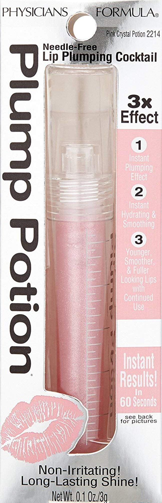 Physicians Formula Plump Potion™ Needle-Free Lip Plumping Cocktail Lip Gloss, Pink Crystal Potion, Hypoallergenic, Fragrance Free, Dermatologist Approved Physicians Formula Au supplements