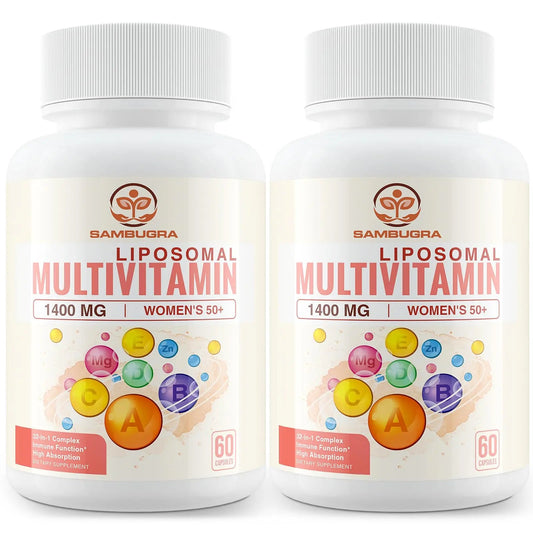 Sambugra Liposomal Multivitamin for Women 50+ - Women Daily Multivitamin with 32 Ingredients, CoQ10, Vitamins C, B, D, E SambugraUS supplements