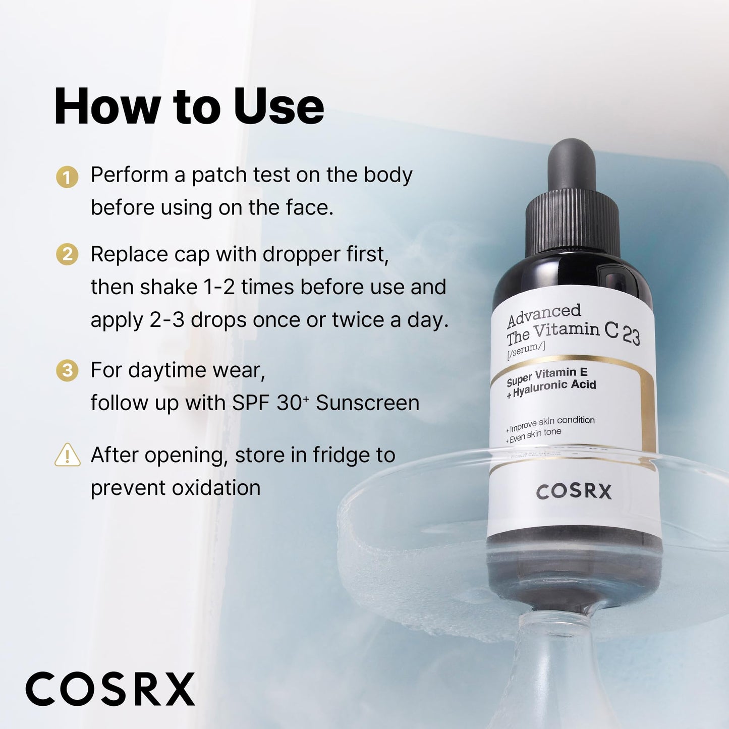 COSRX Advanced Pure Vitamin C 23% Serum with Vitamin E & Glutathione, Korean Vitamin C Serum for Fine Lines, Uneven Skin Tone & Dull Skin, 0.7oz, Korean Skin Care, Mothers Day Gifts for Mom & Wife COSRX buy supplements Au