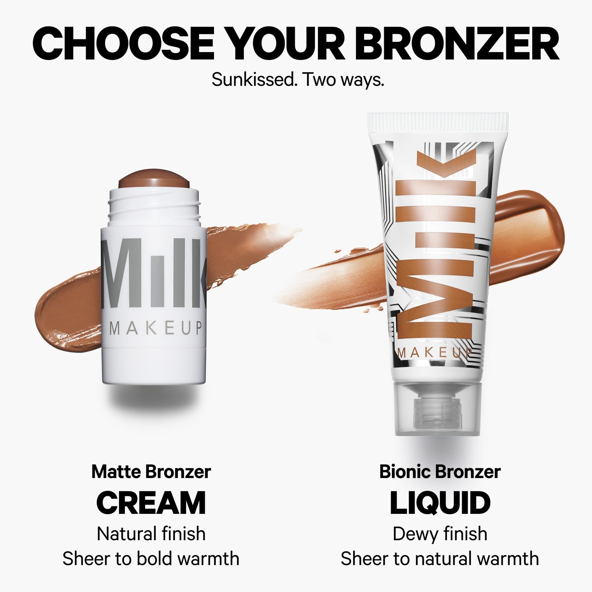 Milk Makeup Matte Bronzer – Buildable Cream Bronzer Stick with Mango Butter + Apricot Oil – Hydrating, Multi-Use Formula for a Sunkissed Glow – Baked, 0.19 oz Milk Makeup Au supplements