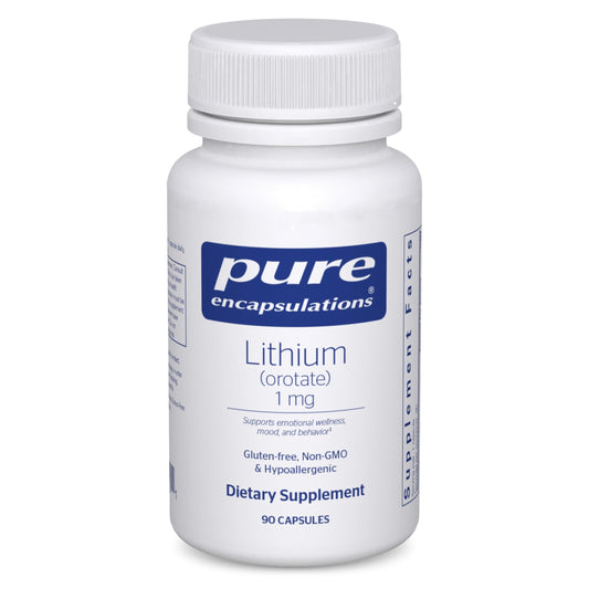 Pure Encapsulations Lithium (Orotate) 1 mg | Support for Calmness and Behavior | 90 Capsules Pure EncapsulationsUS supplements