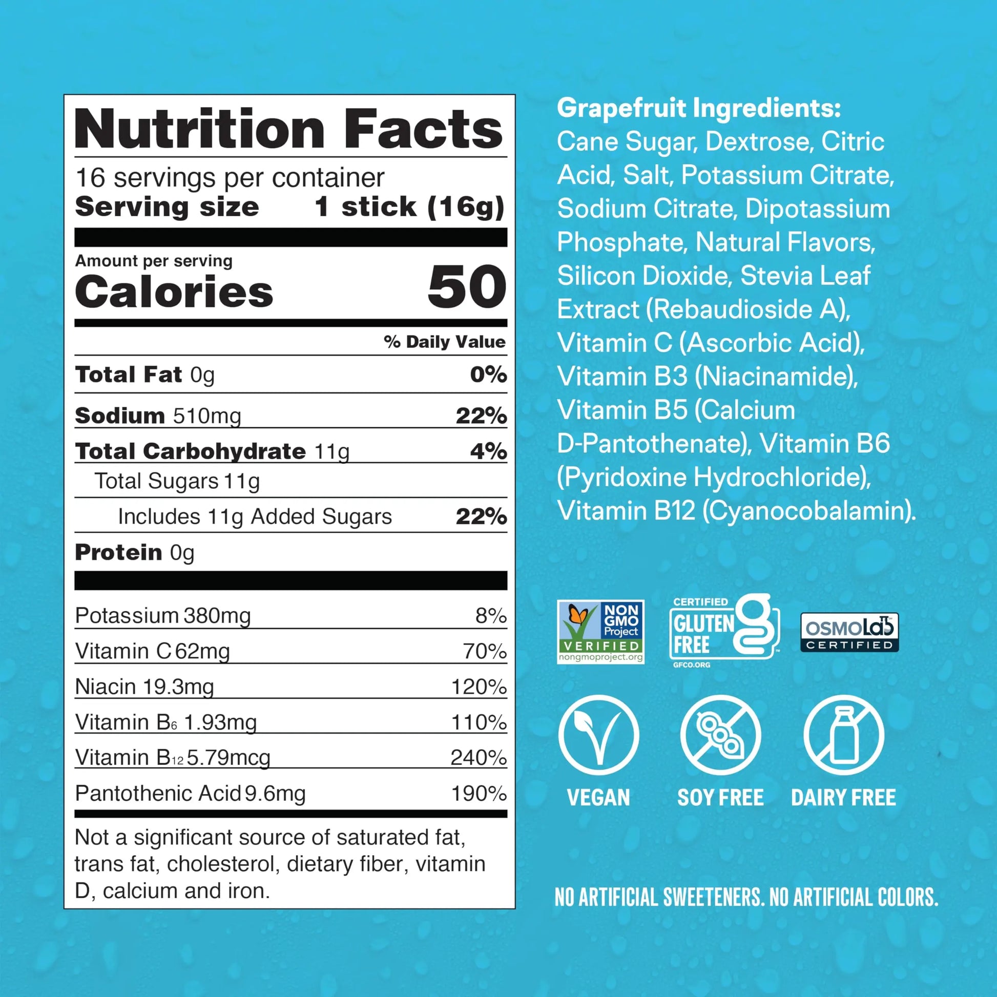 Liquid I.V.® Hydration Multiplier - Grapefruit | Electrolyte Powder Drink Mix | 1 Pack (16 Servings) Liquid I.V. Au supplements
