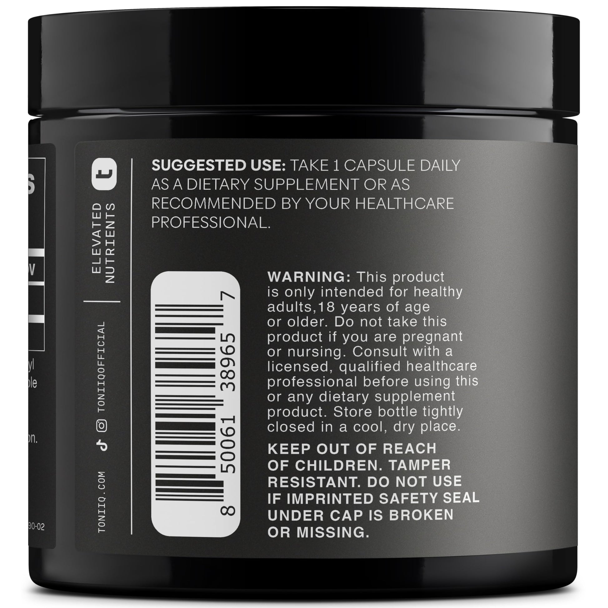 Ergothioneine with Clinically Studied MitoPrime® - High Potency 30mg with 98% Purity - Fermentation-Based L Ergothioneine Supplement - Longevity and Immune Support - Third-Party Tested, 90 Capsules Toniiq Au supplements