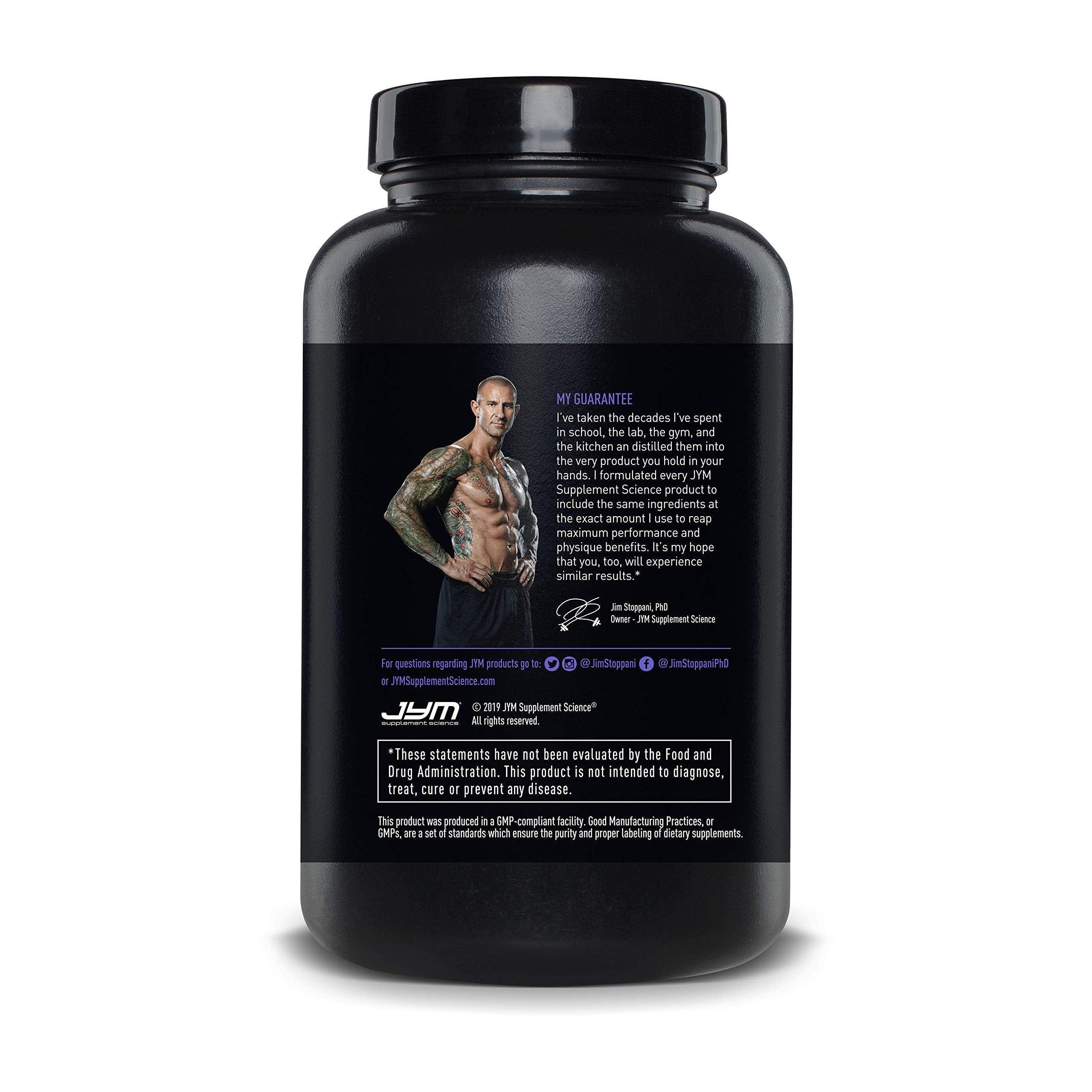 ZMA JYM, Zinc & Magnesium Supplement - Zinc, Magnesium and Vitamin B6, YM Supplement Science, 90 Vegetarian Capsules