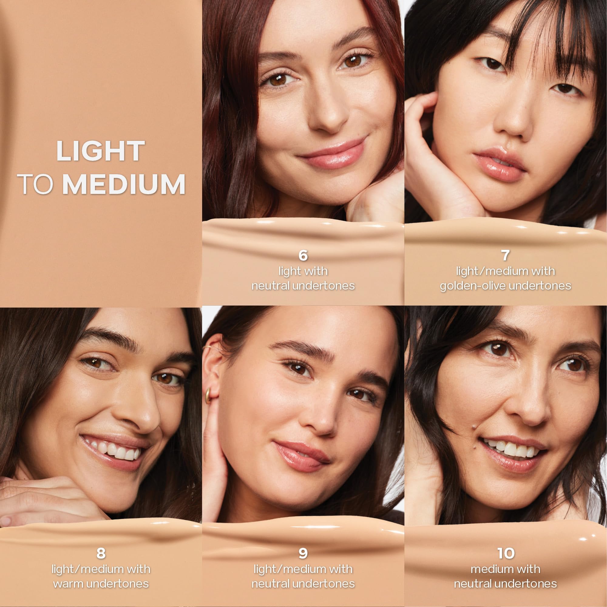 Saie Slip Tint Radiant Cream Concealer & All-Over Face Makeup - Concealer for Dark Circles, Redness & Blemishes - Lightweight Makeup Made with Hydrating Hyaluronic Acid - Shade 6 (0.17 oz) Saie Au supplements