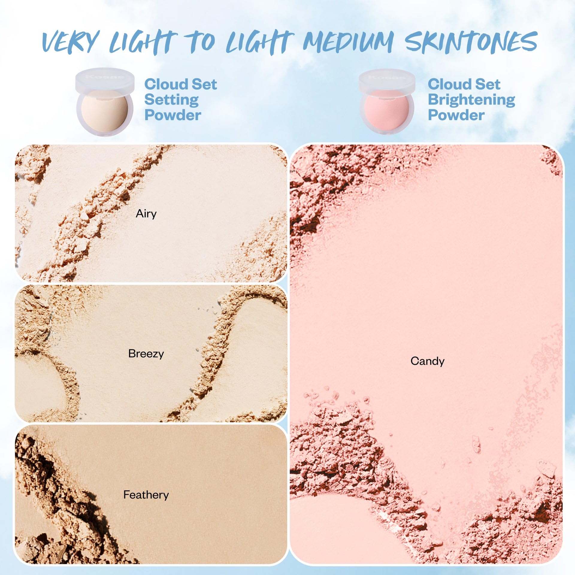 Kosas Cloud Set Pressed Setting Powder – Translucent Shine Control Face Powder, Soft Matte Finish, Breezy (Sheer Light) Kosas Au supplements