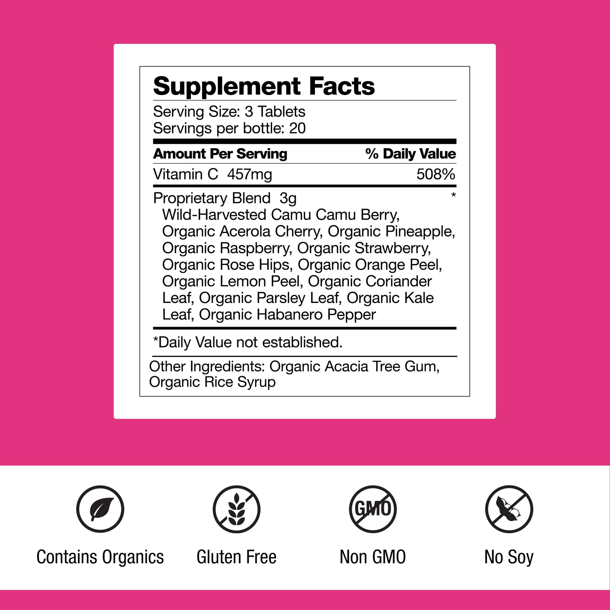 Dr. Schulze's Super-C Plus - Vitamin C Supplement for Immune Support - Skin Health & Antioxidant Support - High-Potency Formula - Plant-Based Superfood - Gluten-Free & Vegan - 60 Count (20 Servings) Dr. Schulze's Au supplements