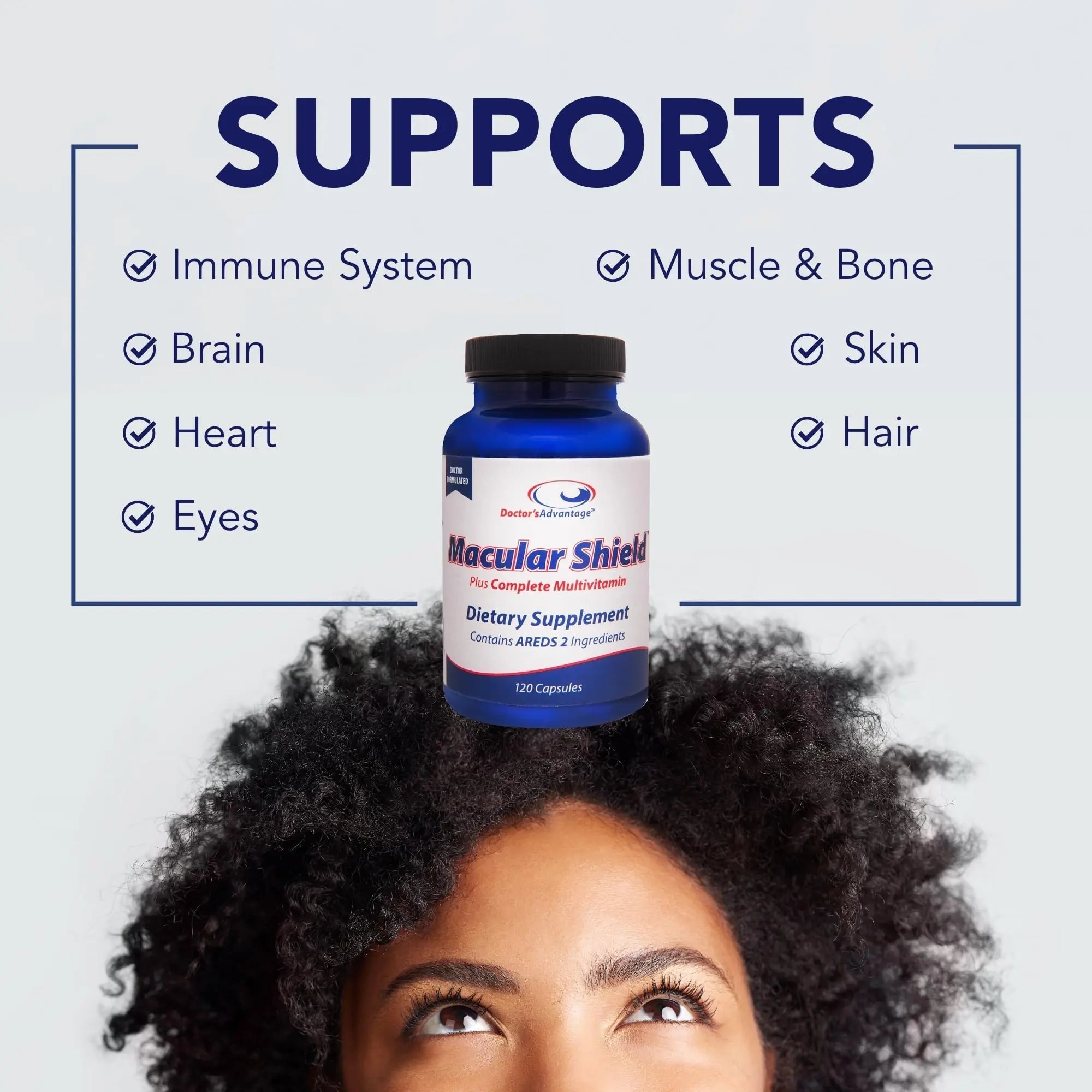 Doctor’s Advantage Macular Shield Eye Vitamins Plus Multivitamin – 120 Capsules, 30-Day Supply – Lutein and Zeaxanthin Supplements Doctor's Advantage Au supplements