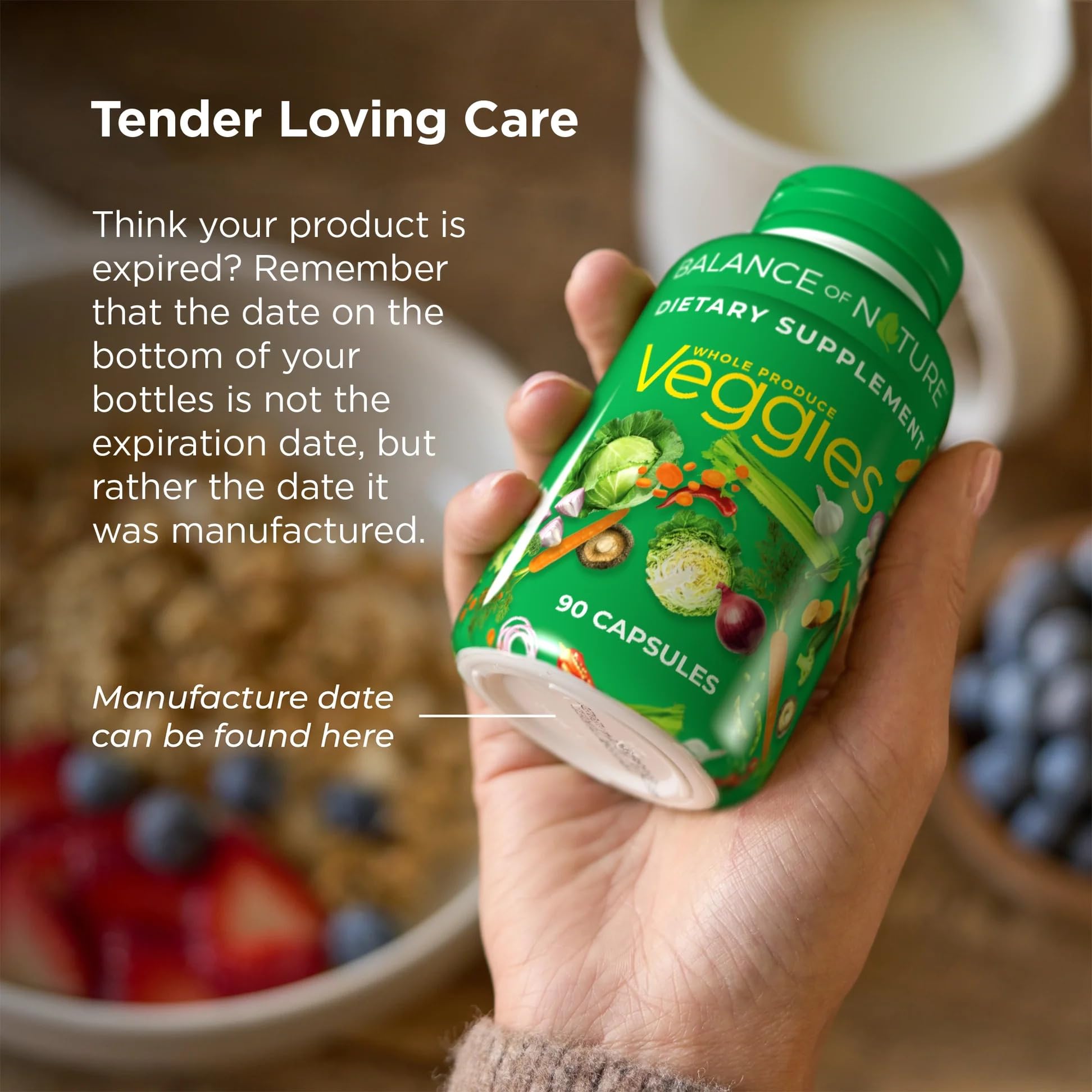 Balance of Nature Whole Health System - Whole Food Fruits & Veggies and Fiber & Spice Supplements - 30 Servings Each Balance of Nature Au supplements