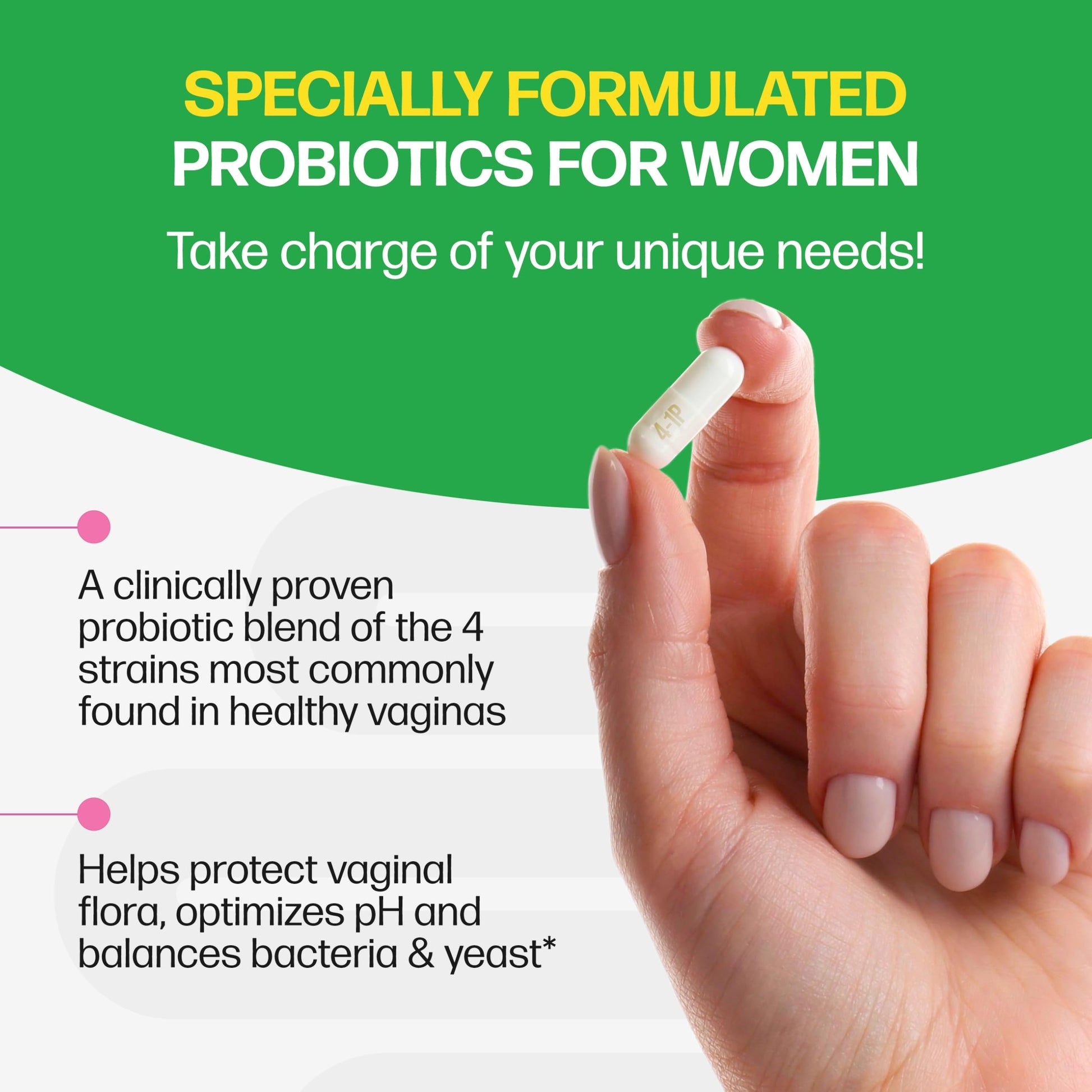 Culturelle 4-in-1 Probiotics for Women, Daily Probiotic & Prebiotic Supplement to Support Vaginal Health, Digestive Health, Immune Health CulturelleUS supplements