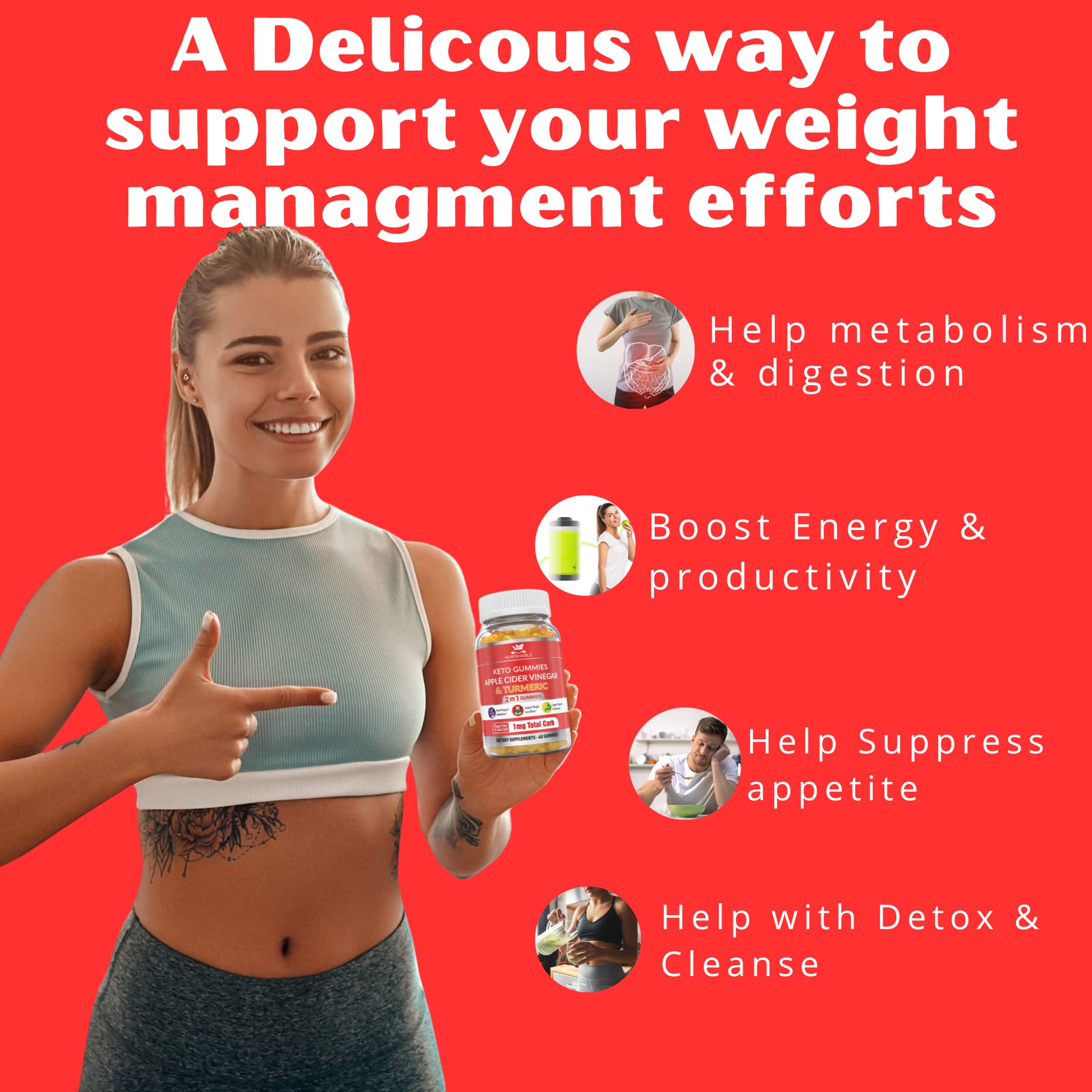 ACV Keto Gummies for Weight Loss - Advanced Weight Loss Formula with Apple Cider nurishable Au supplements