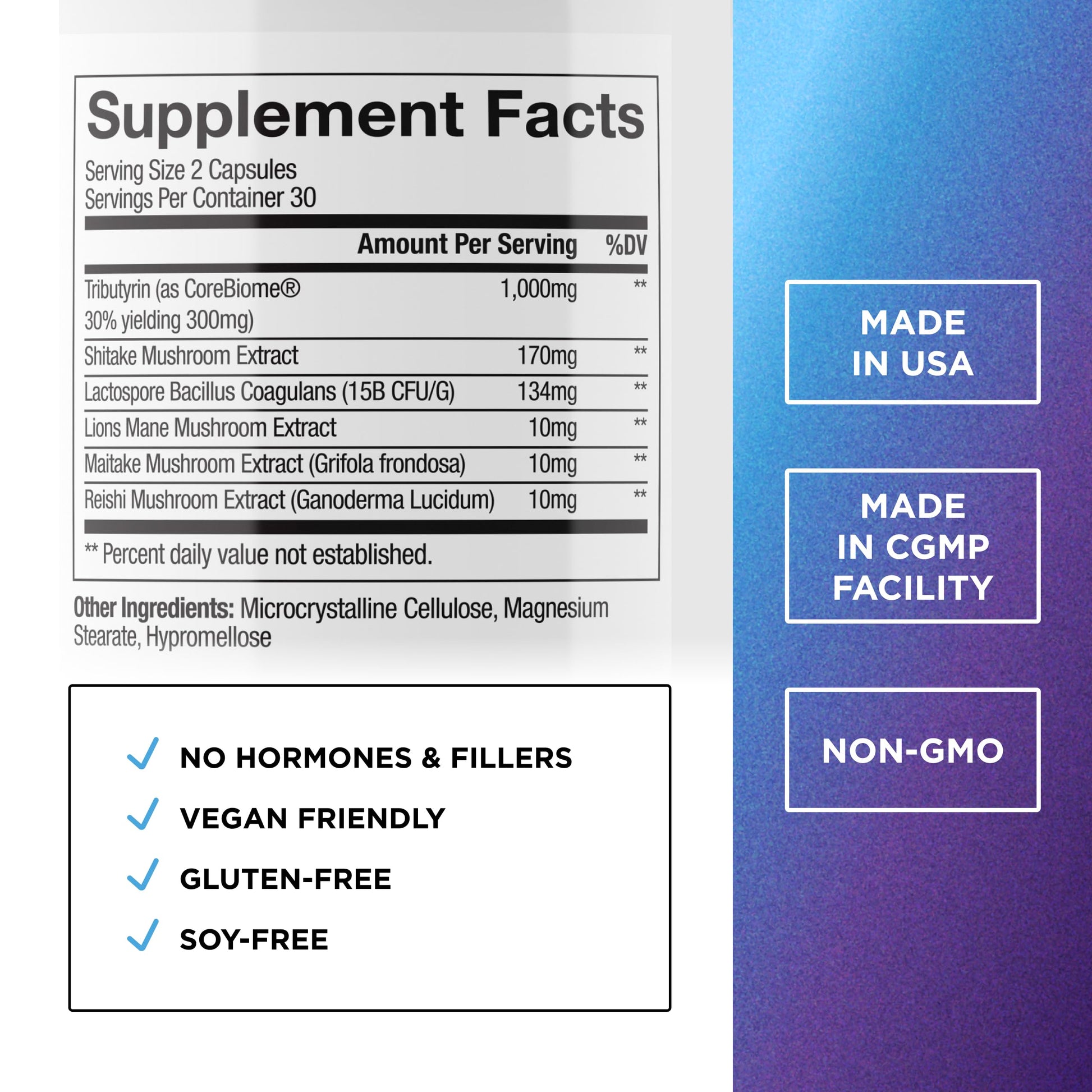 DR. EMIL NUTRITION Total Gut Health Complex - Prebiotic, Probiotic & Postbiotic Supplement - Supports Digestive Health, Bloating & Gut Balance - Non-GMO & Soy-Free - 60 Capsules DR. EMIL NUTRITION Au supplements
