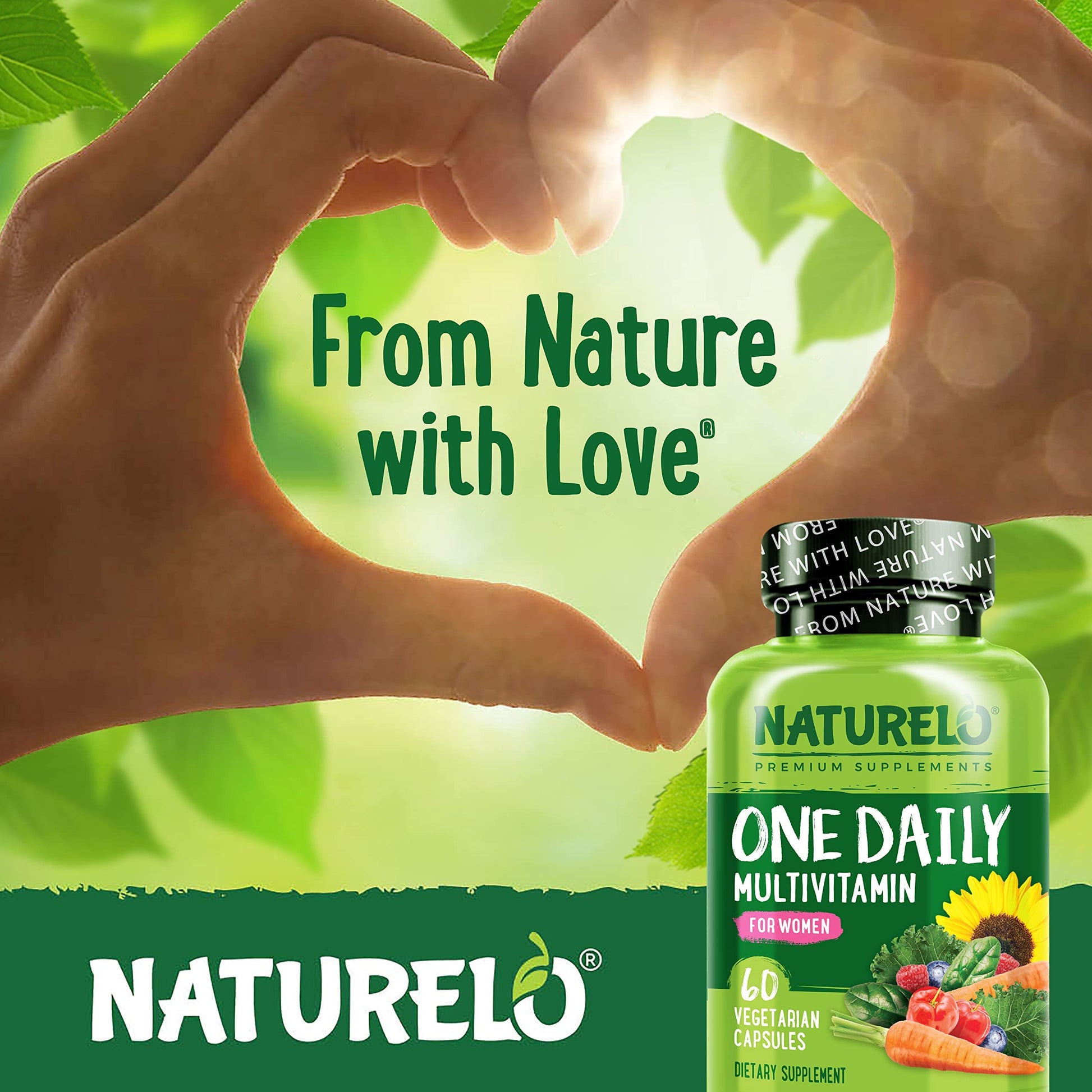 NATURELO One Daily Multivitamin for Women - Energy Support - Whole Food Supplement NATURELO Au supplements