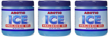 ARCTIC ICE 3 Pack (8 Oz Each) Topical Analgesic Gel for Pain Relief, Adults (Unisex) ARCTIC ICE Au supplements