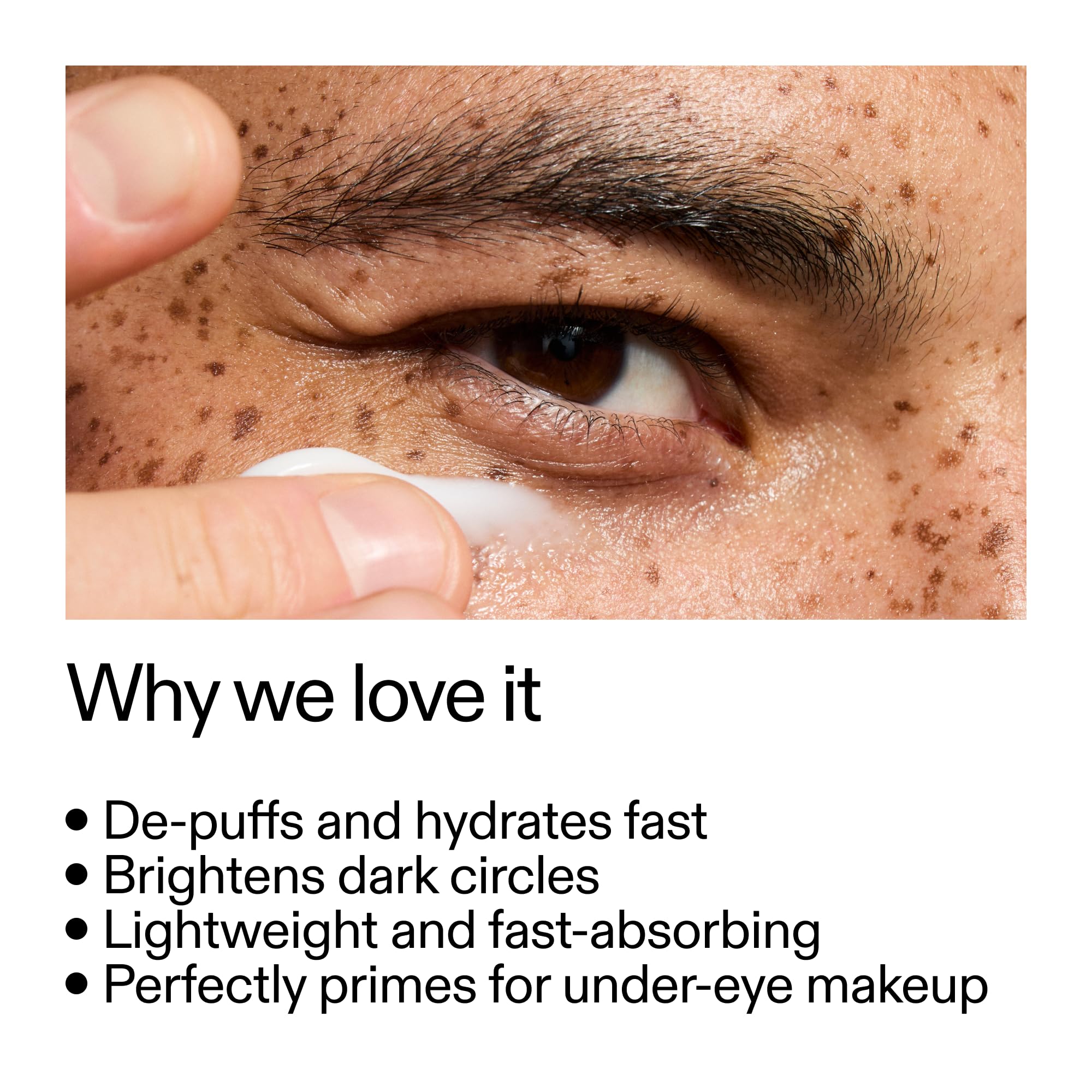 The INKEY List Caffeine Eye Cream, Reduce Eye Puffiness and Dark Circle, Blur Fine Lines, 0.5 fl oz