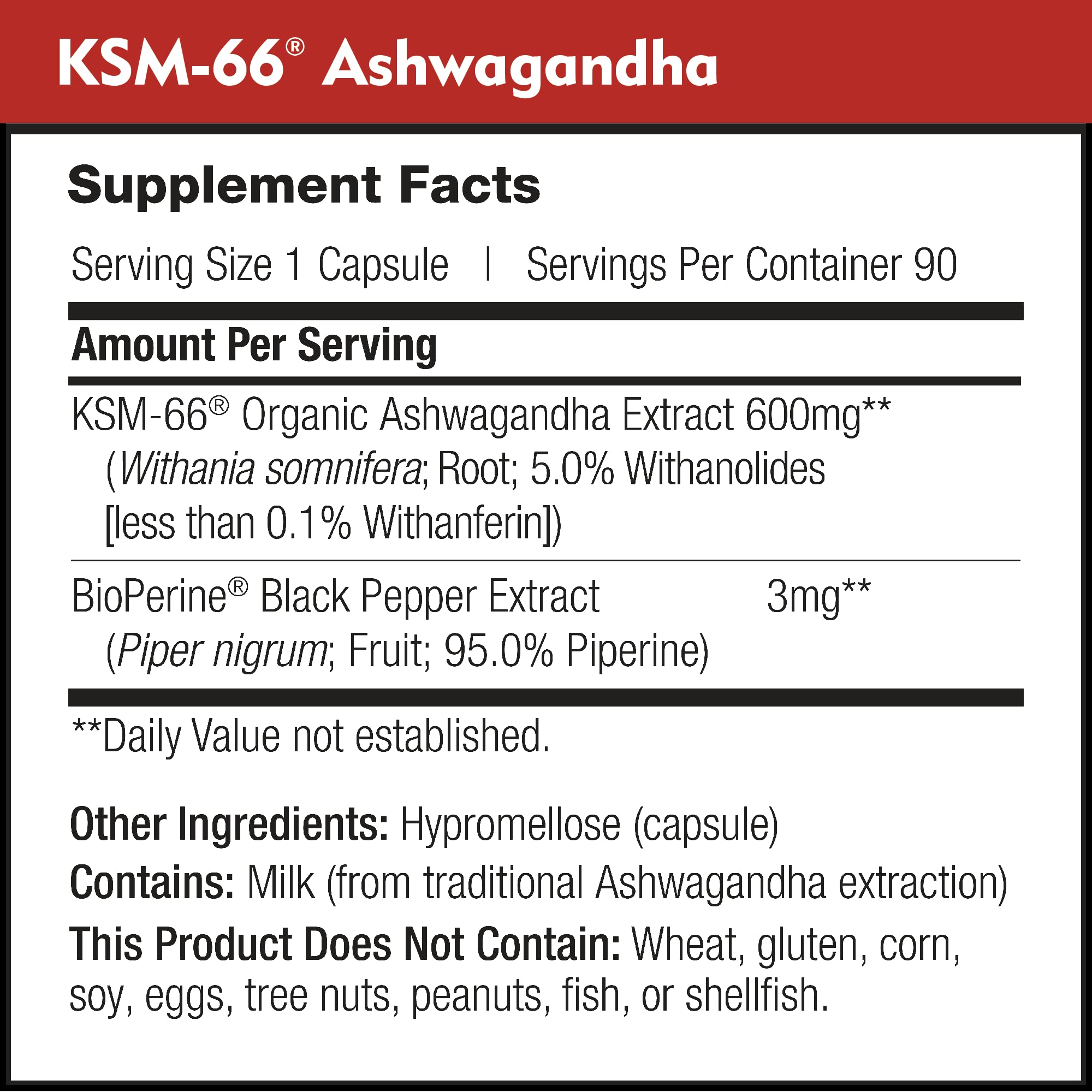 DailyNutra KSM-66 Ashwagandha 600mg Organic Root Extract - High Potency Supplement DailyNutra Au supplements