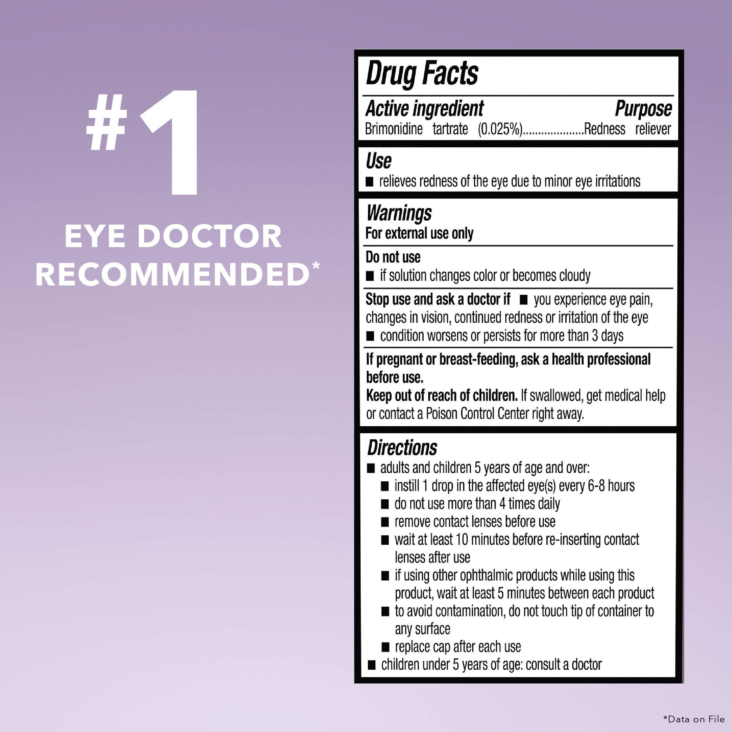 LUMIFY Eye Drops for Red Eyes, Redness Reliever for Brighter Looking Eyes, Works in 1 Minute & Lasts Up to 8 Hours, Eye Drops, 0.25 Fl Oz (7.5mL) LUMIFY Au supplements