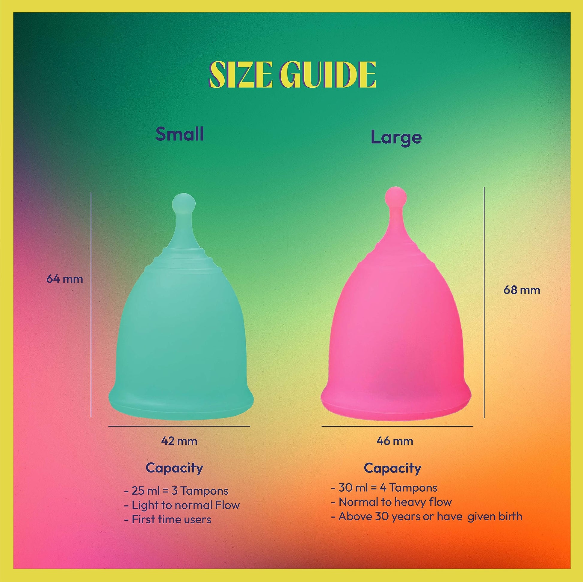 JAZZ Cup Soft Menstrual Cups – with Sterilizer Case & Cotton Pouch – Reusable, 12-Hour Protection JAZZ cup Au supplements