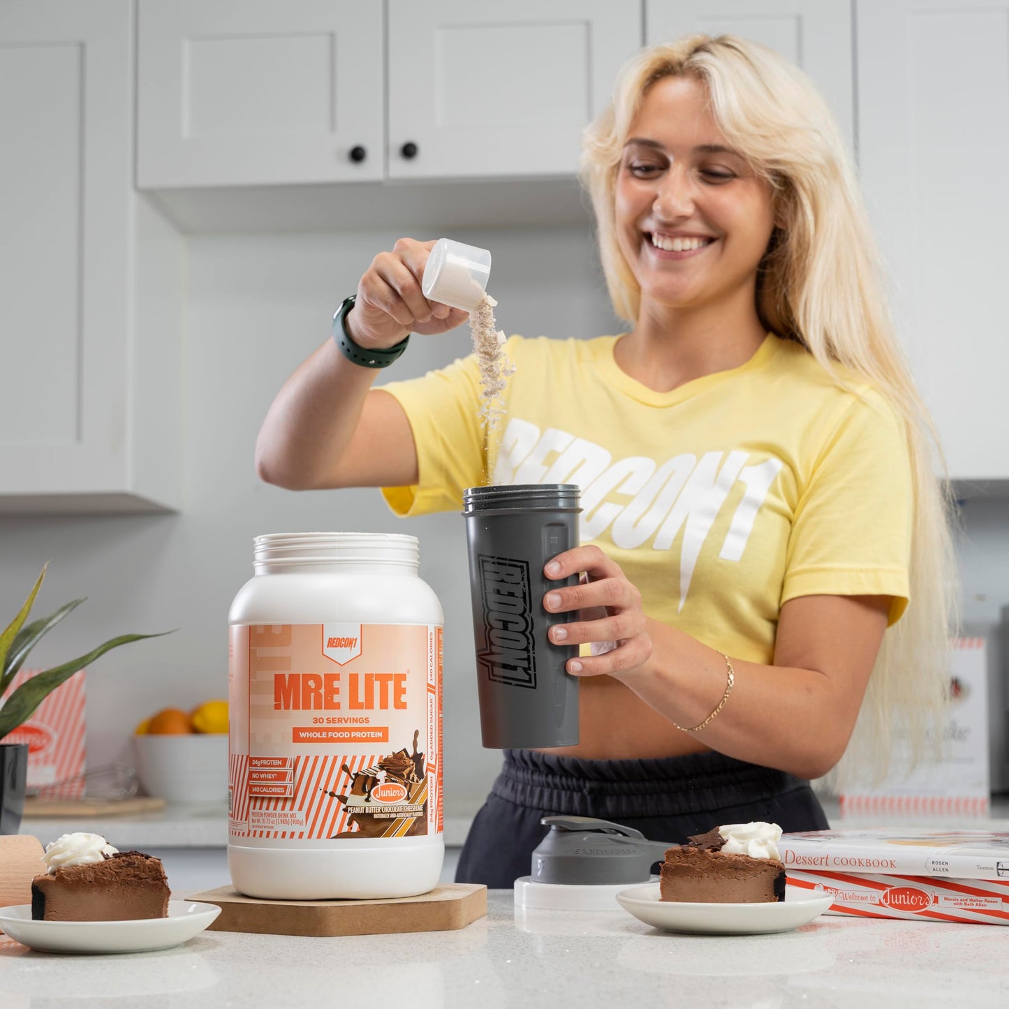 REDCON1 MRE Lite Whole Food Protein Powder, Juniors, Peanut Butter Chocolate REDCON1AU supplements
