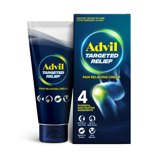 Advil Targeted Relief Pain Relieving Cream, Up to 8 Hours of Powerful Relief of Minor Arthritis Pain, Joint Pain, Lower Back Pain and Muscle Pain - 2.3 oz AdvilAU supplements