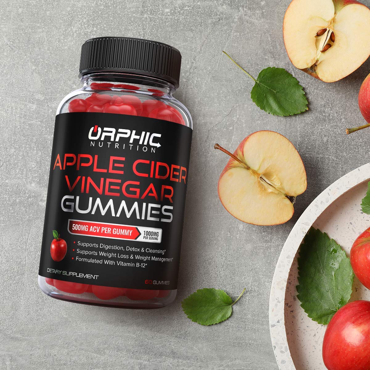 Apple Cider Vinegar Gummies - 1000mg - Formulated to Support Weight ORPHIC NUTRITION Au supplements