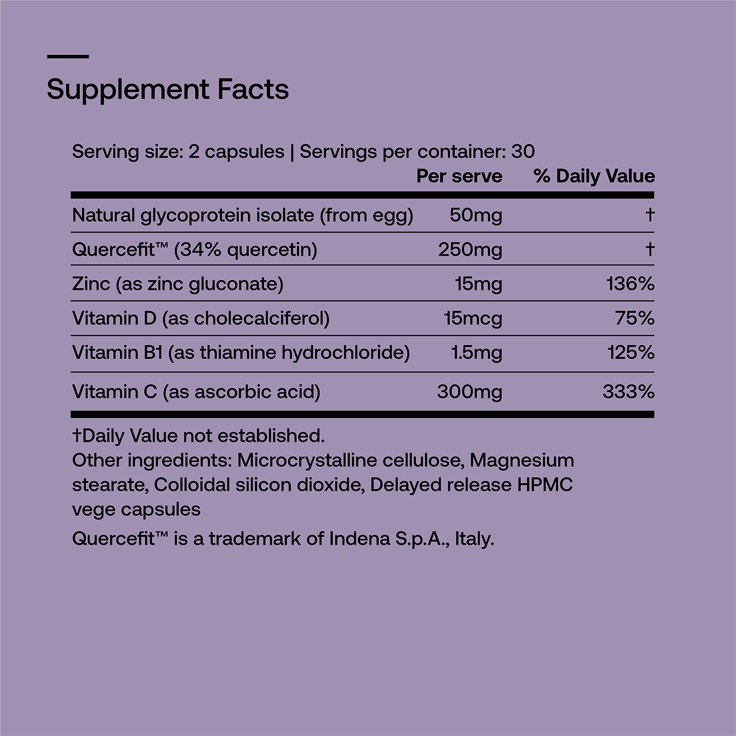 SRW Imm¹ Defence | Supports Immune System Health | 60 Vege Capsules | Supplement for Immune Response | Contains Natural Glycoprotein Isolate (Muno-IgY™) and Quercetin SRW Au supplements
