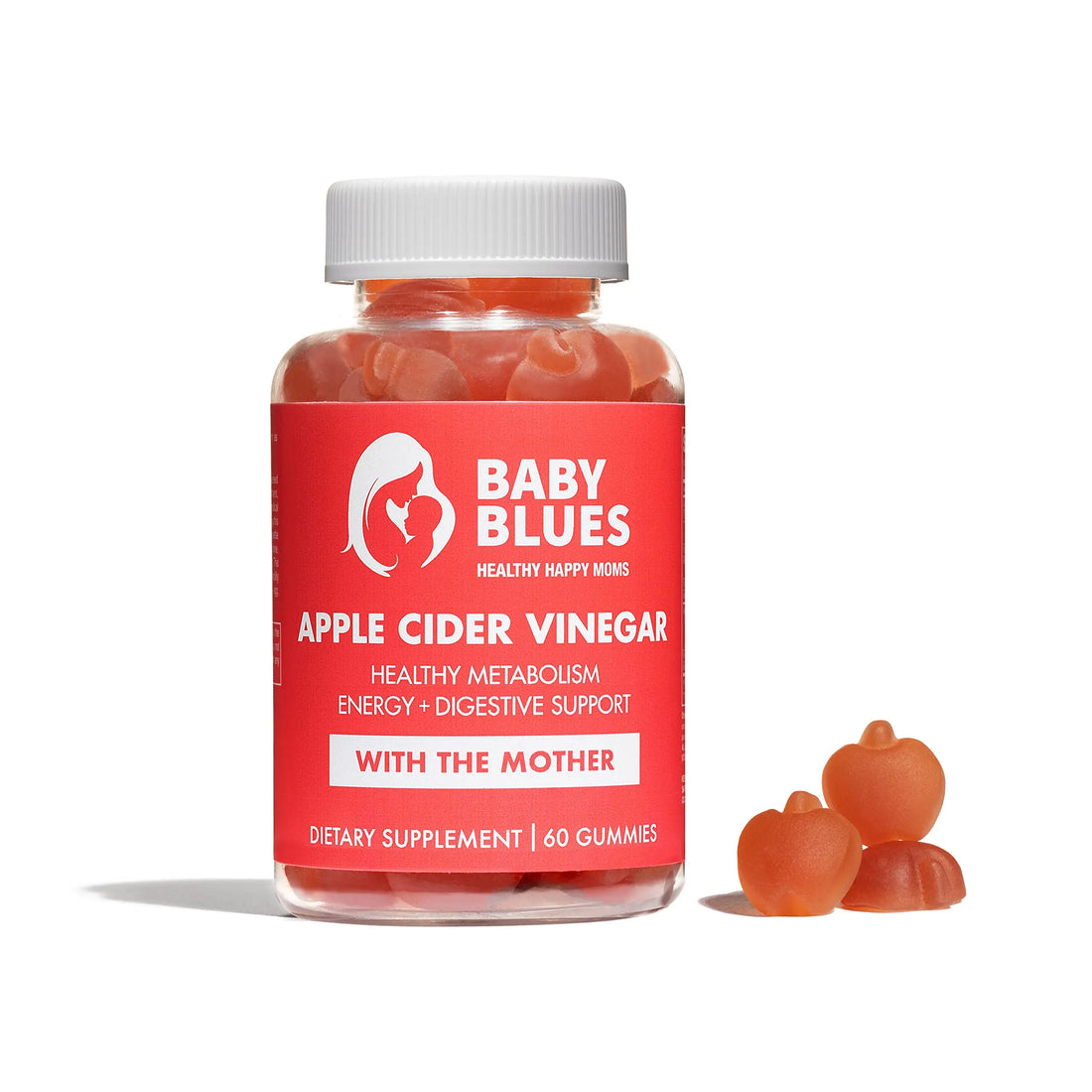 Baby Blues Apple Cider Vinegar Gummies - Vegan, Non-GMO & Gluten-Free, Postpartum Dietary Supplement Baby Blues uk supplements