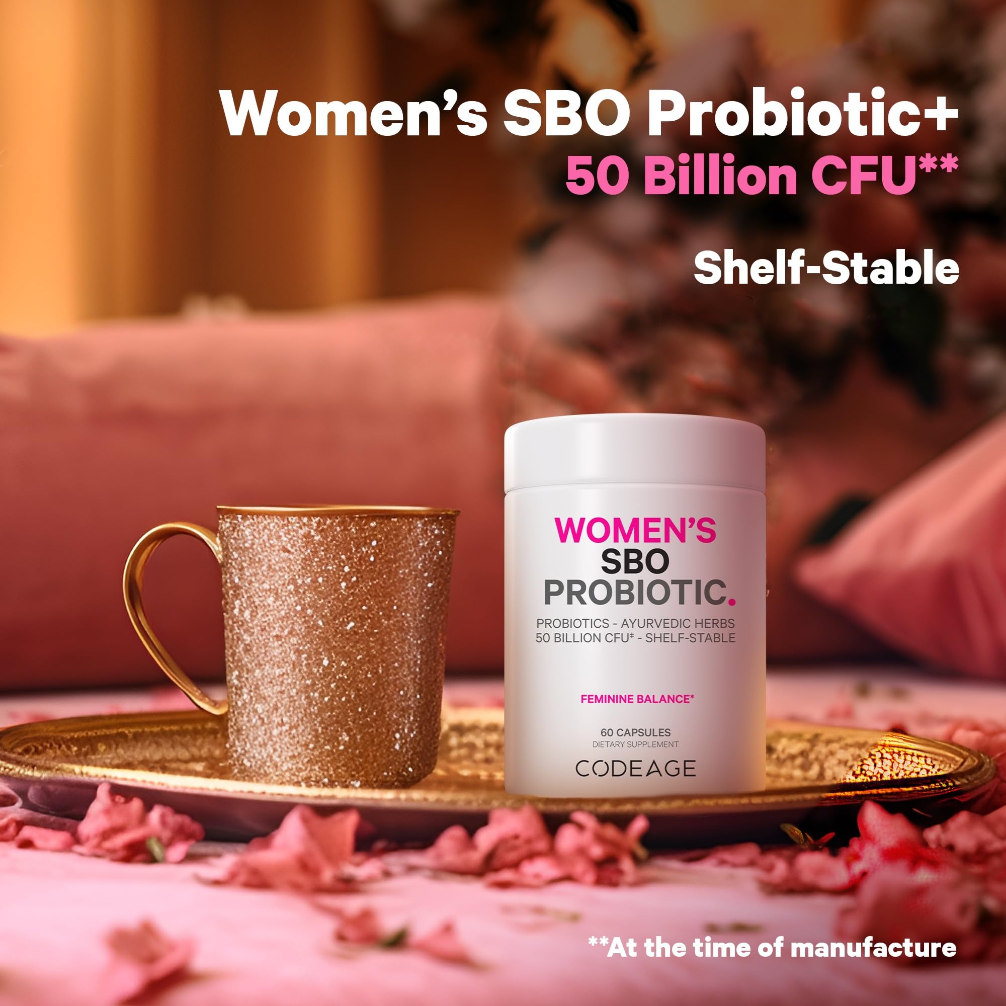 Codeage Multi Collagen Protein Capsules & Probiotics for Women Bundle | Multi Collagen Pills, Collagen Types I, II, II, V & X, 90 Count | Prebiotics & Probiotics for Women - Soy & Dairy Free, 60 Count Codeage Au supplements