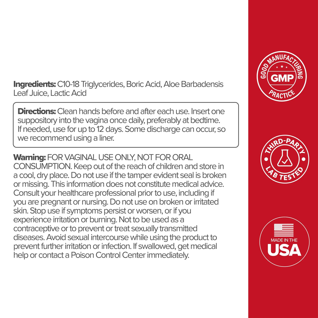 O Positiv URO Vaginal Probiotic and URO Boric Acid Vaginal Suppository Bundle O Positiv Au supplements