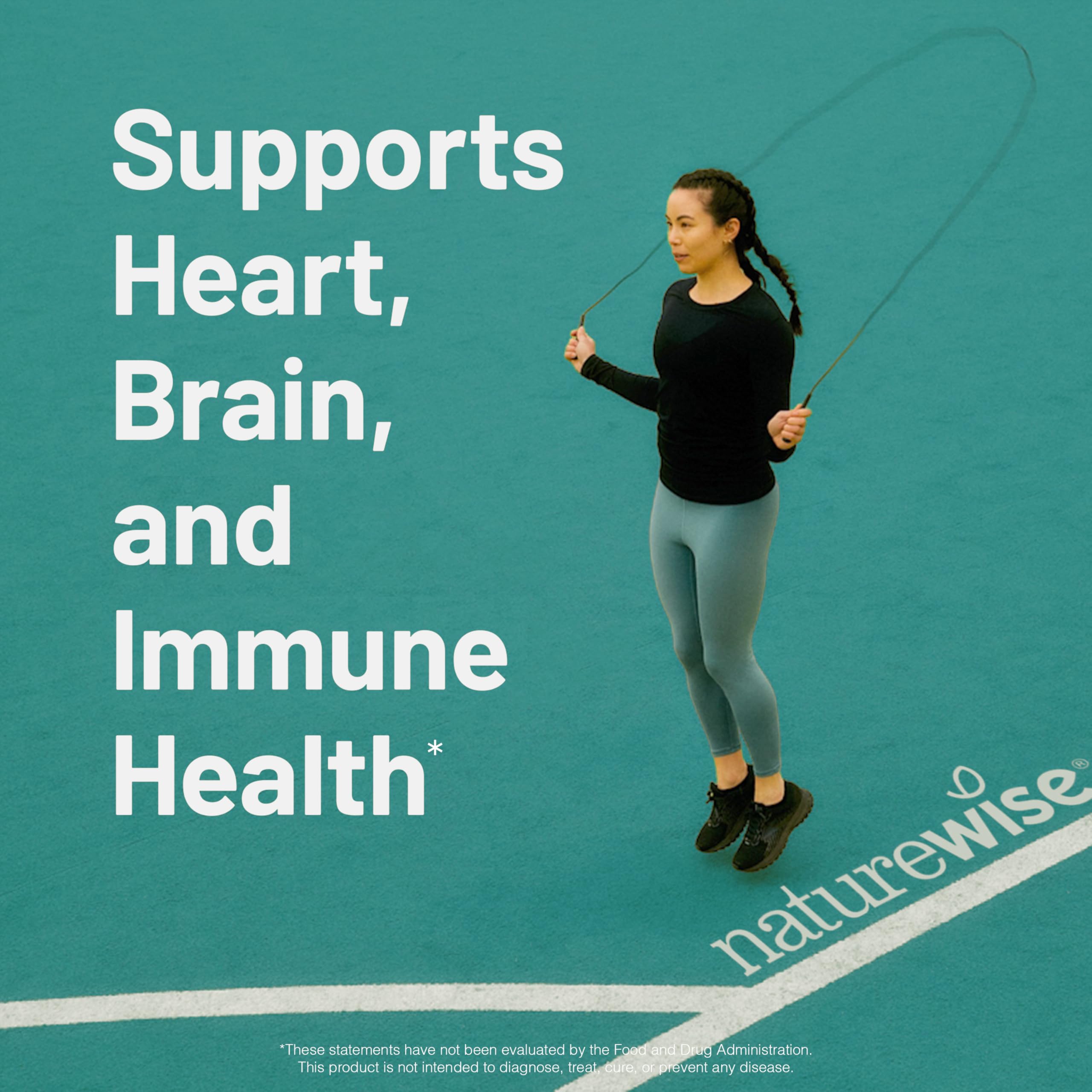 NatureWise Extra-Strength Omega 3 Fish Oil Supplement - 1000mg per Serving - 600 EPA & 400 DHA and Vitamin E - Support for Heart & Brain Health - Lemon Flavor, GMO-Free - 60 Softgels[1-Month Supply] NatureWise Au supplements
