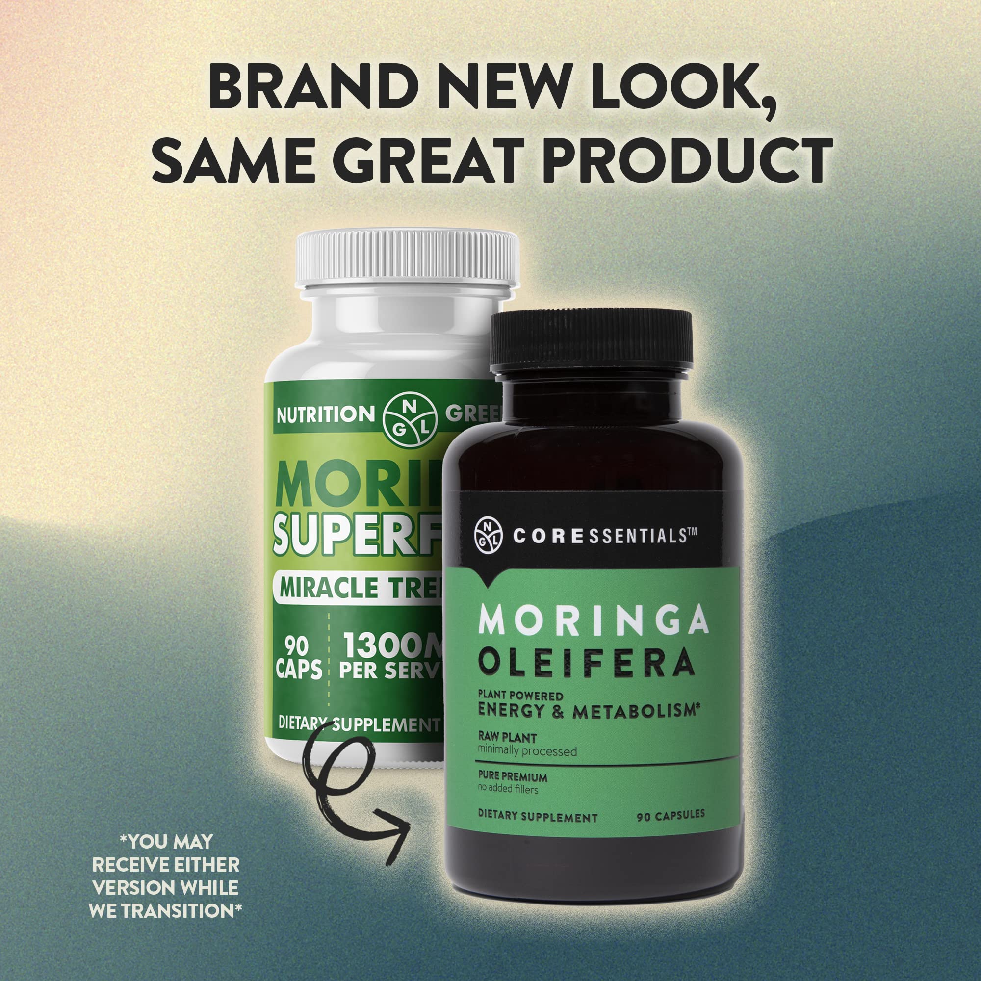 NGL Moringa Capsules 1300mg | Pure Raw Moringa Oleifera Superfood Dietary Supplement | 90 Capsules NGL Au supplements